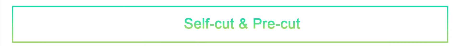 self-cut