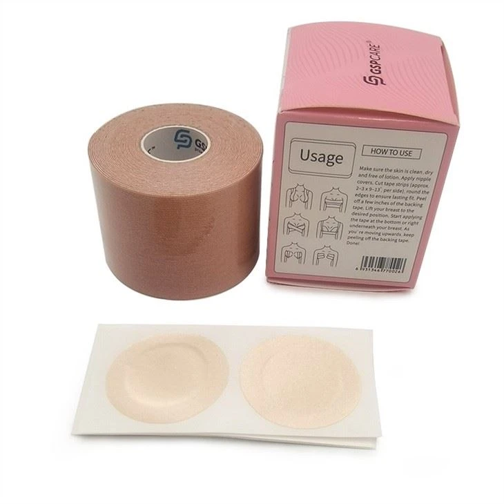 Factory Wholesale Medical Grade Hypoallergentic Adhesive Breast Lift Tape Bra Booby Tape