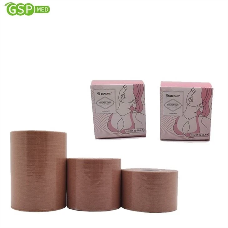 Factory Wholesale Medical Grade Hypoallergentic Adhesive Breast Lift Tape Bra Booby Tape