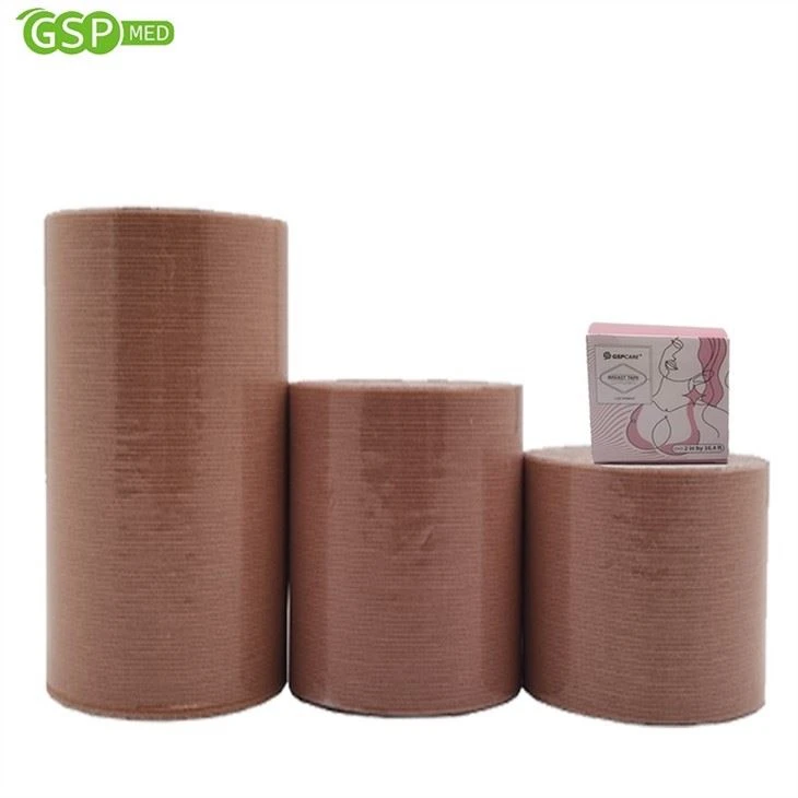 Factory Wholesale Medical Grade Hypoallergentic Adhesive Breast Lift Tape Bra Booby Tape