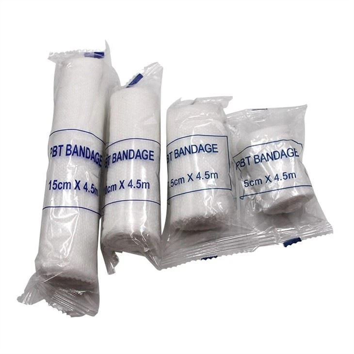 OEM Cotton Crepe First Aid No Elastic Force PBT Bandage
